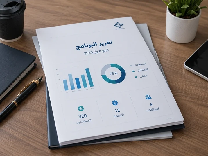 تقرير برنامج يقارن المنصرف بالميزانية